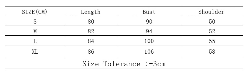 size of mini crochet dress